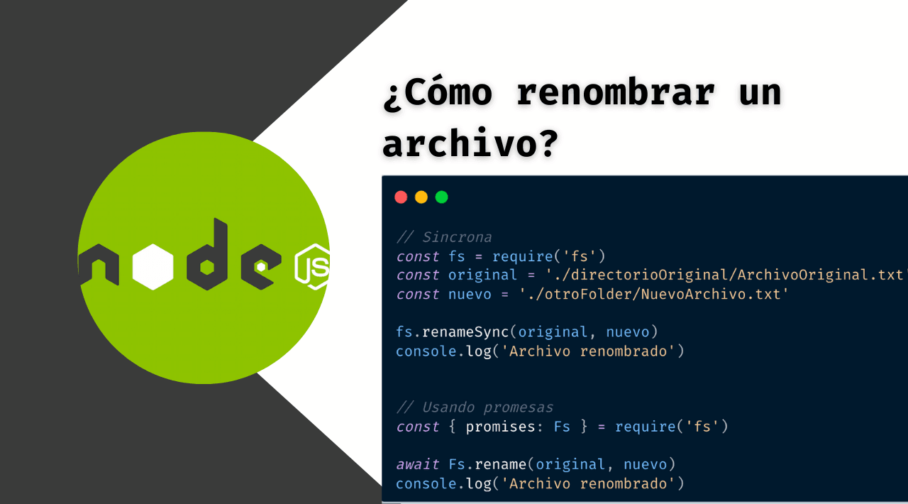 Como renombrar múltiples archivos usando Node