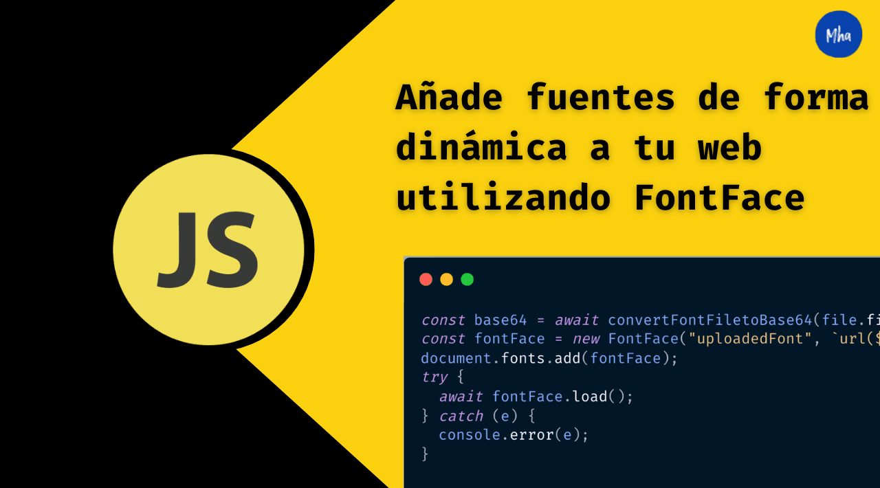 Añade fuentes de forma dinámica a tu web usando Javascript y FontFace